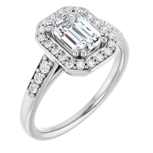 Halo-Style Engagement Ring