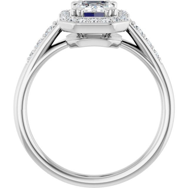 Halo-Style Engagement Ring
