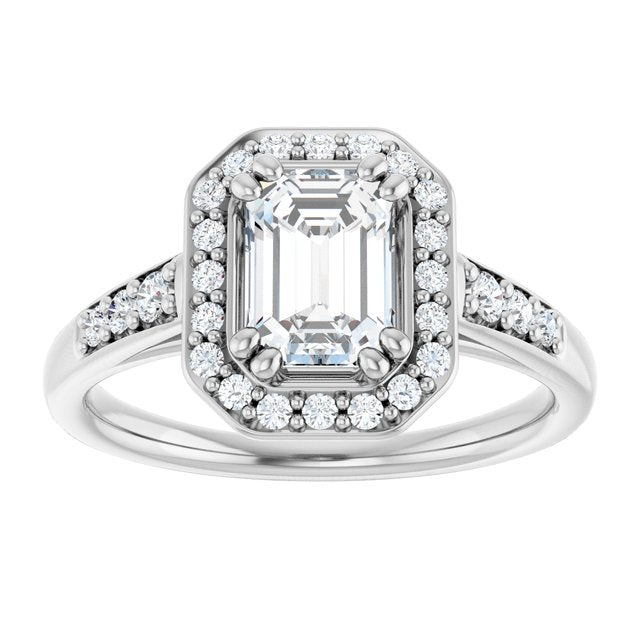 Halo-Style Engagement Ring
