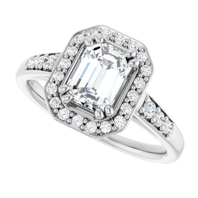 Halo-Style Engagement Ring