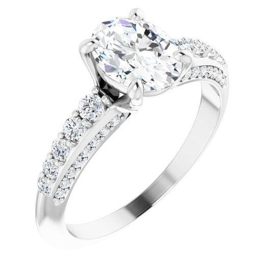 Accented Engagement Ring