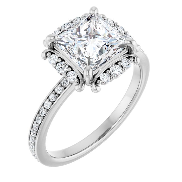 Halo-Style Engagement Ring