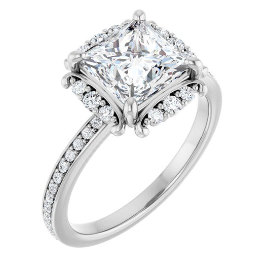 Halo-Style Engagement Ring