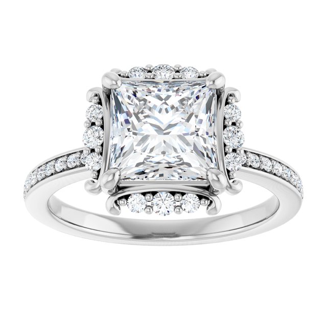 Halo-Style Engagement Ring