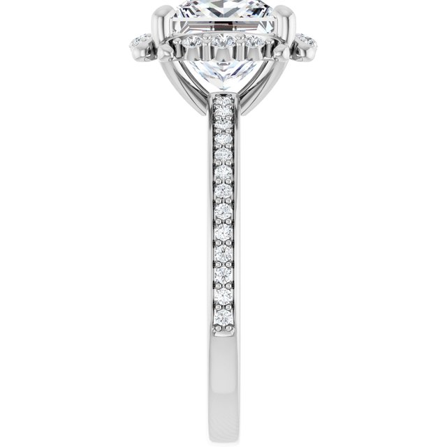 Halo-Style Engagement Ring
