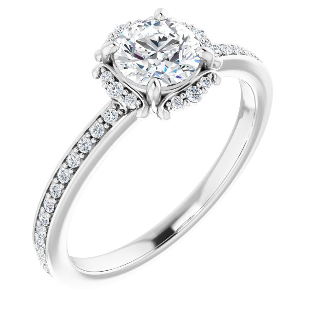 Halo-Style Engagement Ring