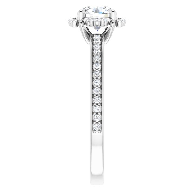 Halo-Style Engagement Ring