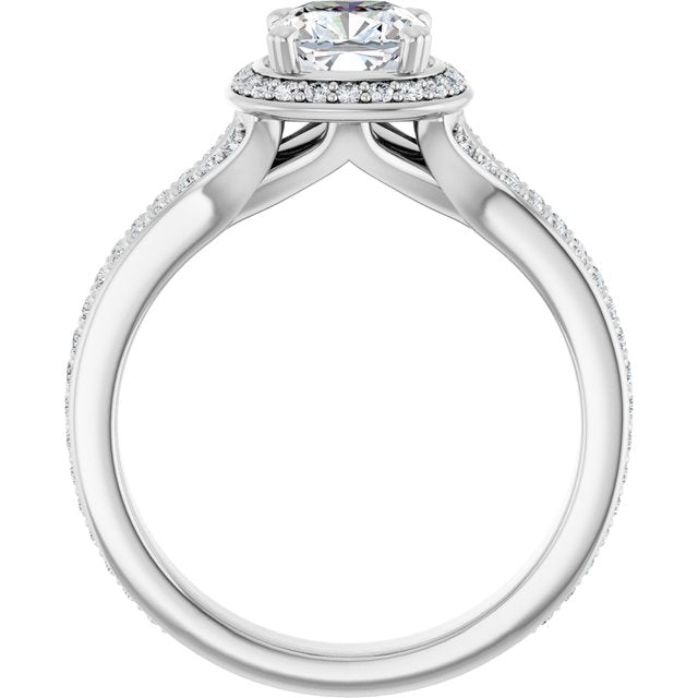 Halo-Style Engagement Ring