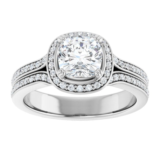 Halo-Style Engagement Ring