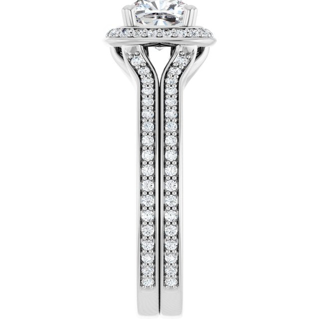 Halo-Style Engagement Ring