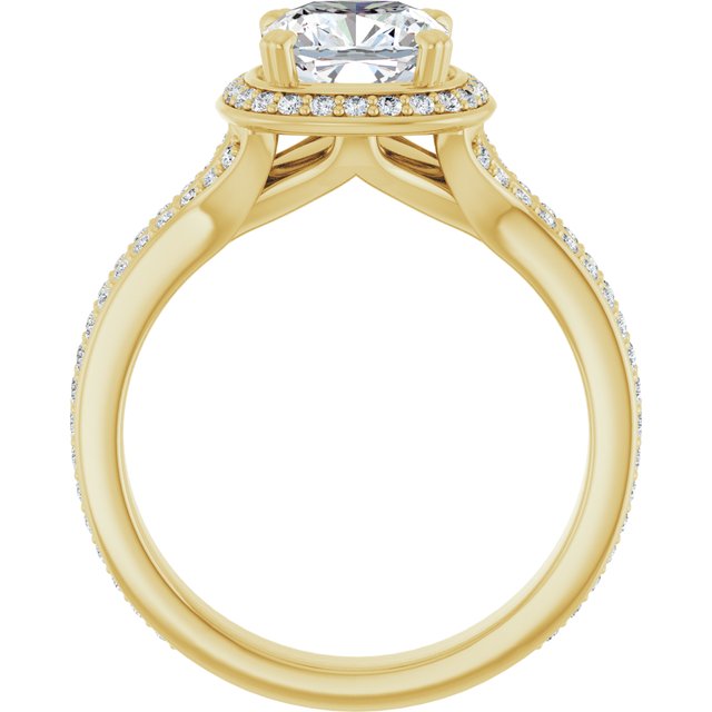 Halo-Style Engagement Ring