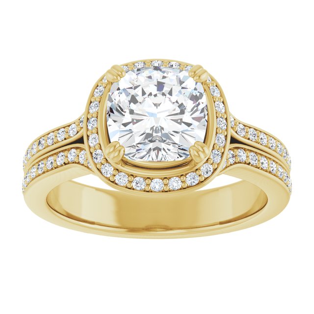 Halo-Style Engagement Ring