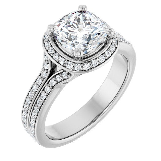 Halo-Style Engagement Ring
