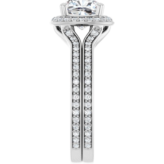 Halo-Style Engagement Ring