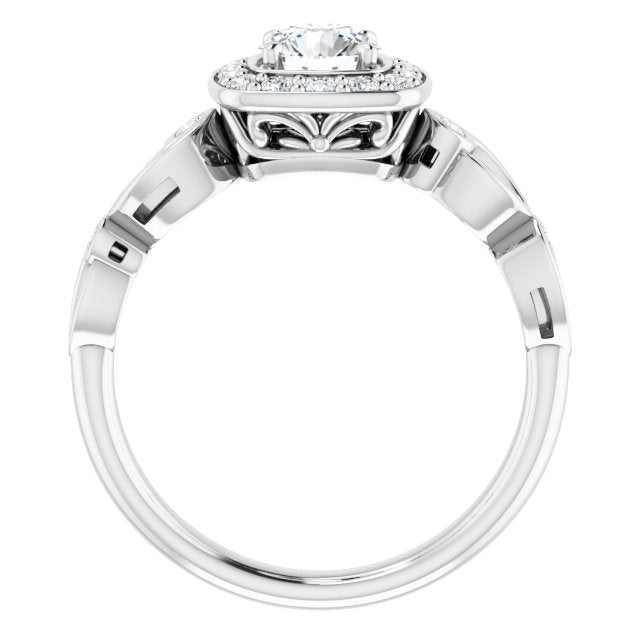 Halo-Style Engagement Ring