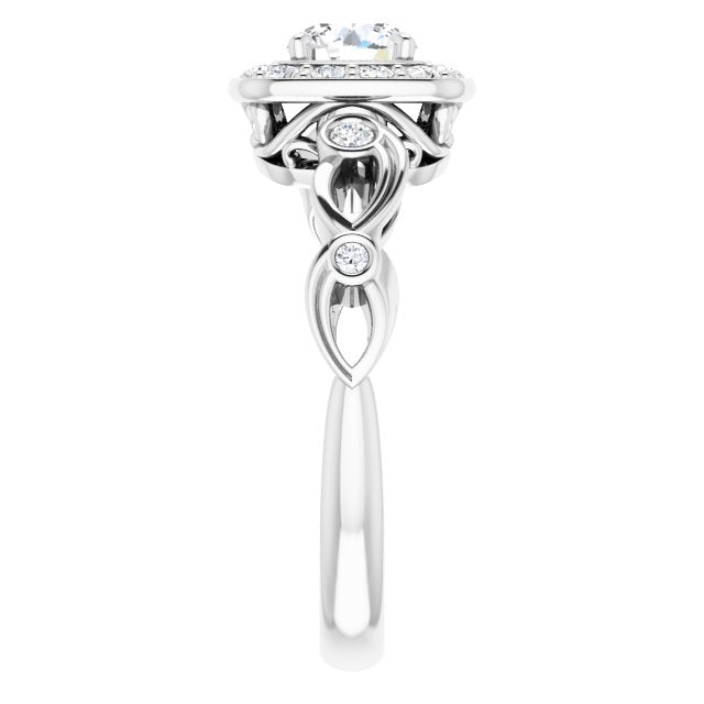 Halo-Style Engagement Ring
