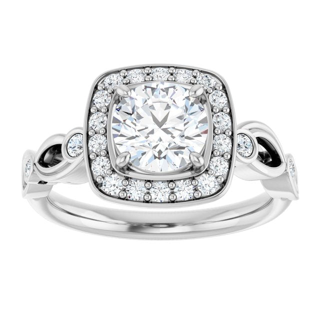 Halo-Style Engagement Ring