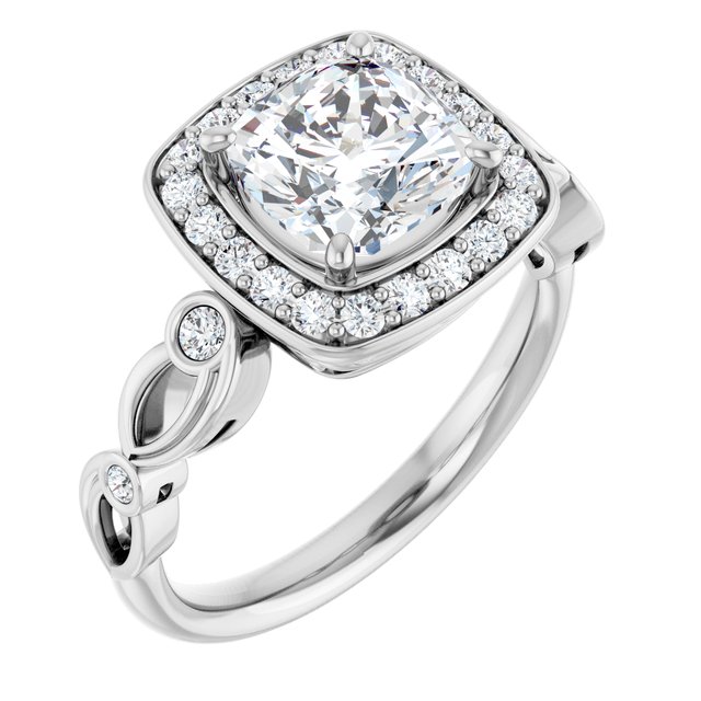 Halo-Style Engagement Ring