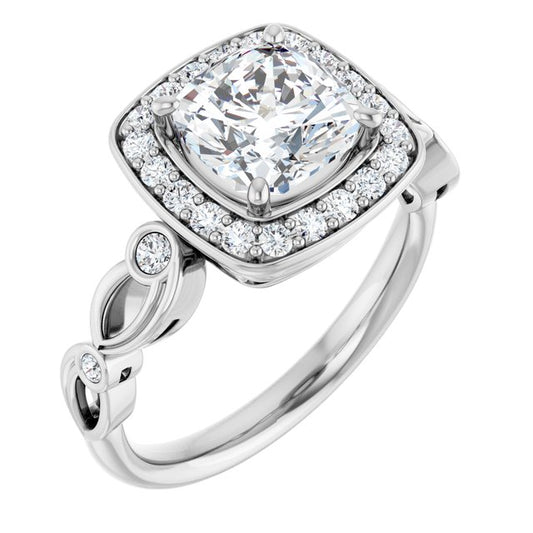 Halo-Style Engagement Ring