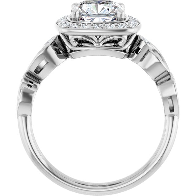 Halo-Style Engagement Ring