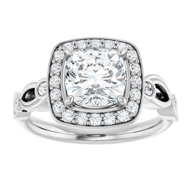 Halo-Style Engagement Ring