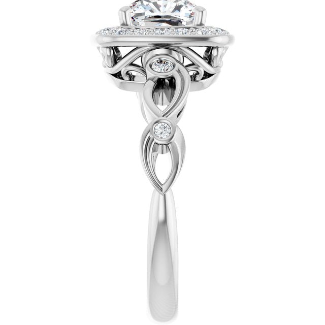 Halo-Style Engagement Ring