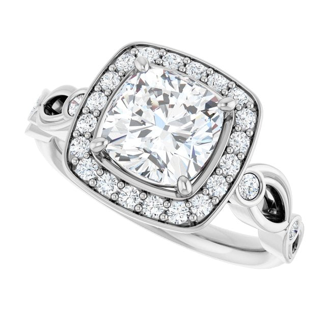 Halo-Style Engagement Ring