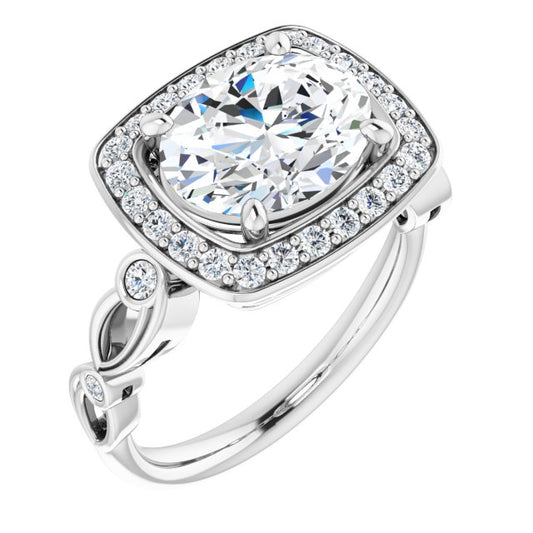 Halo-Style Engagement Ring