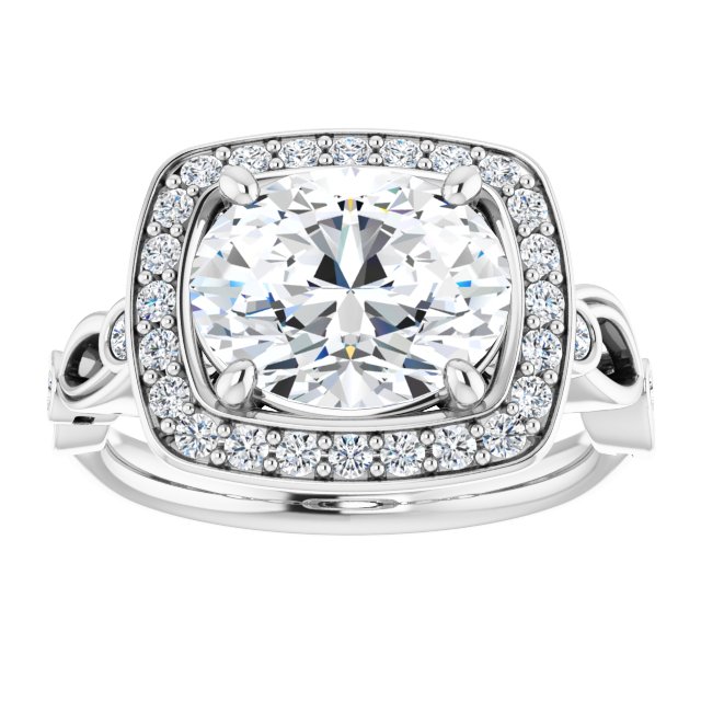 Halo-Style Engagement Ring