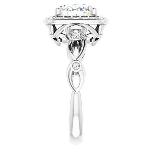 Halo-Style Engagement Ring