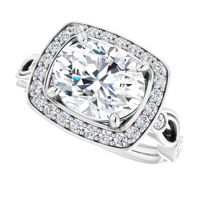Halo-Style Engagement Ring