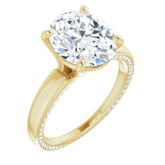 Accented Engagement Ring