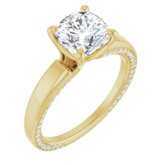 Accented Engagement Ring