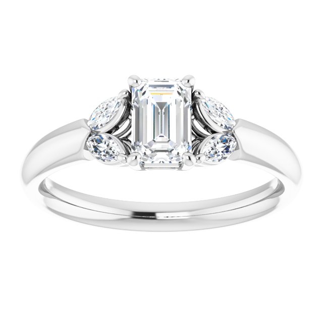 Accented Engagement Ring