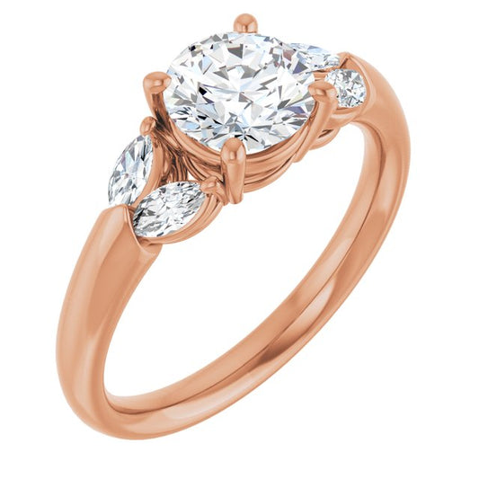 Accented Engagement Ring