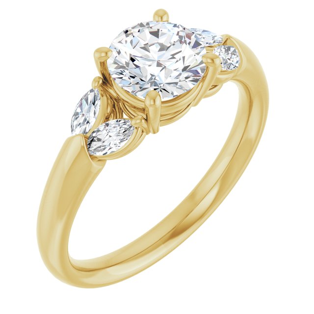 Accented Engagement Ring