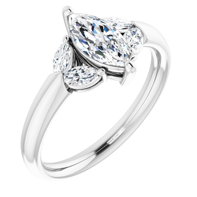 Accented Engagement Ring