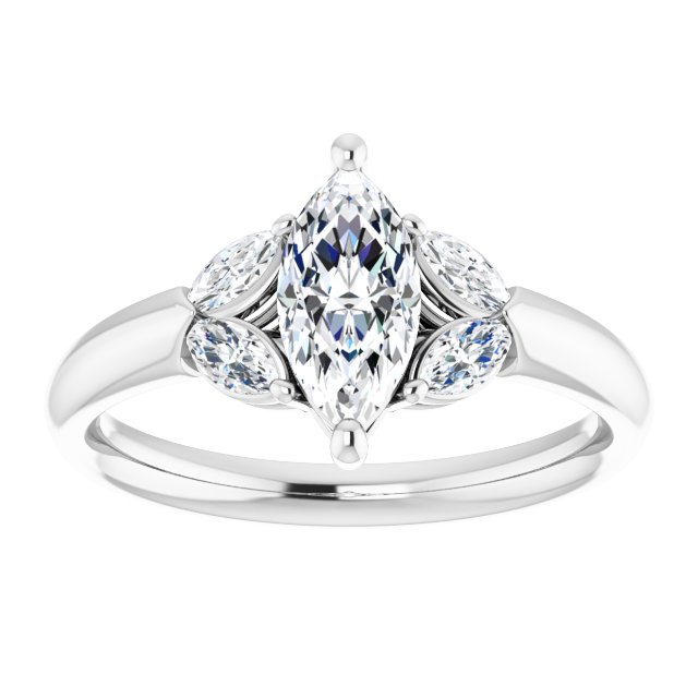 Accented Engagement Ring