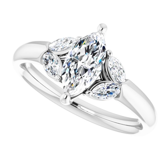 Accented Engagement Ring