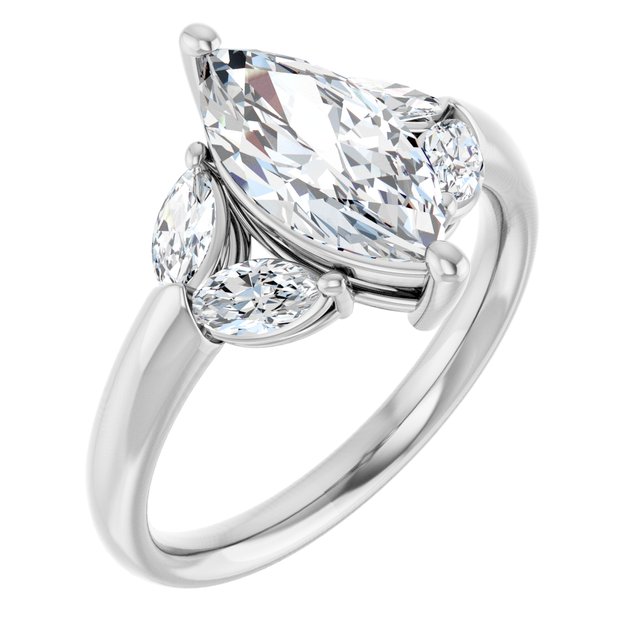 Accented Engagement Ring