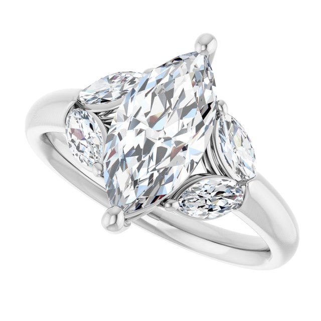 Accented Engagement Ring