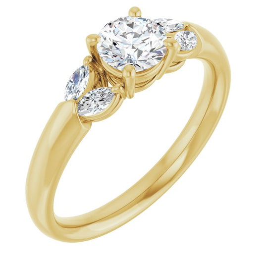 Accented Engagement Ring