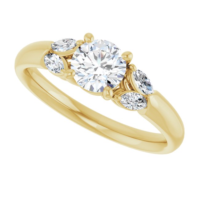 Accented Engagement Ring