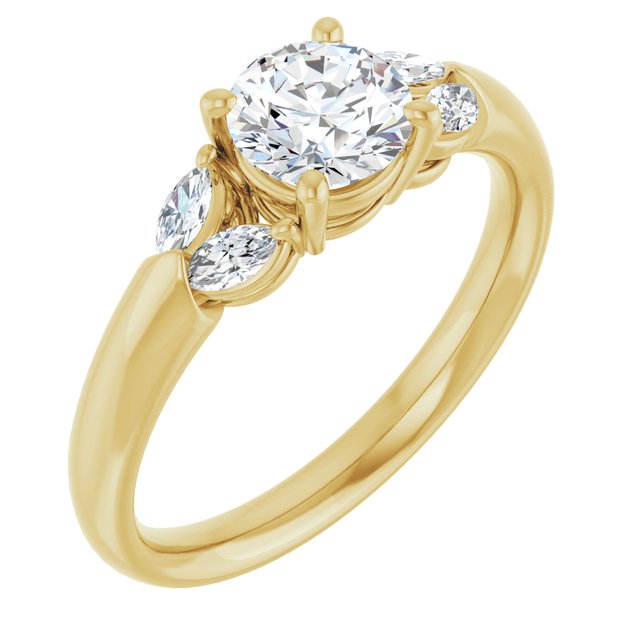 Accented Engagement Ring
