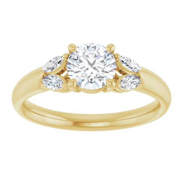 Accented Engagement Ring