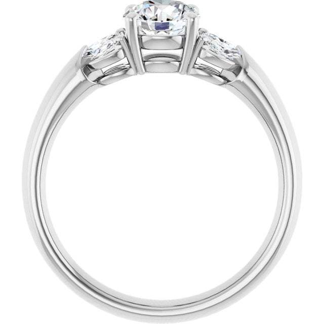 Accented Engagement Ring