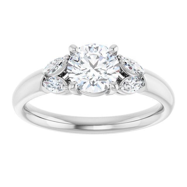 Accented Engagement Ring