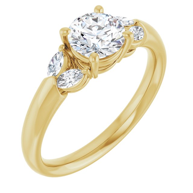 Accented Engagement Ring