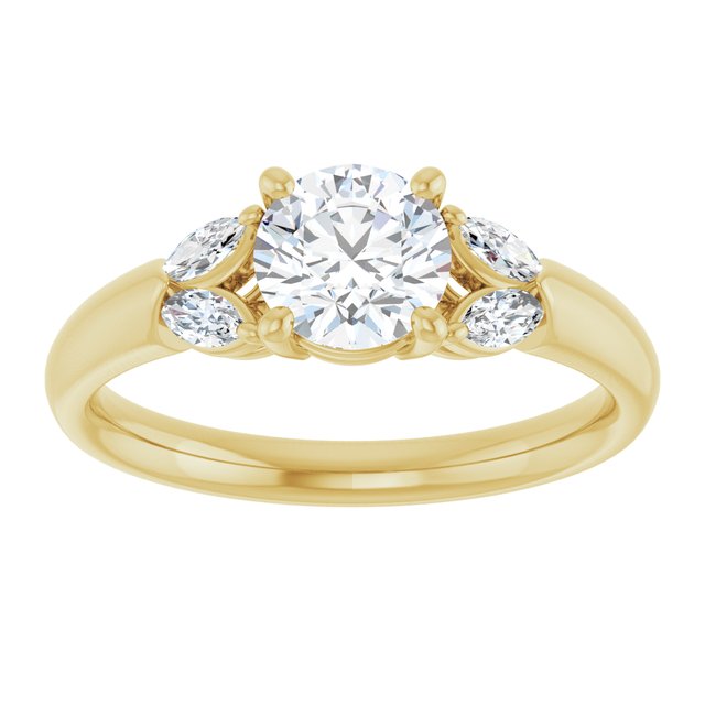 Accented Engagement Ring