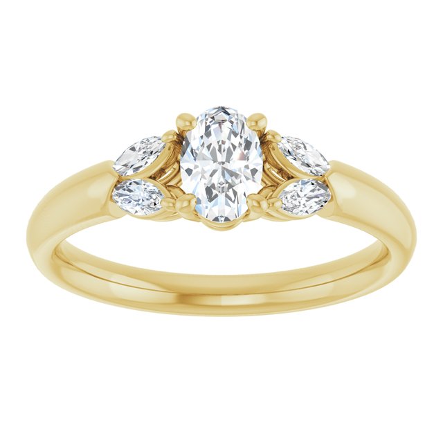 Accented Engagement Ring